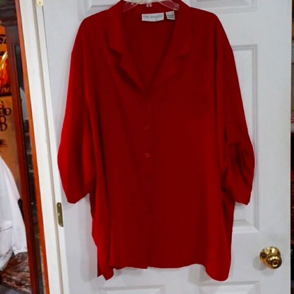 CST Studio Red Blouse - Picture 1 of 7